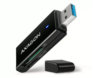 Axagon CRE-S2N, USB-A 3.2 SUPERSPEED 2-slot & lun SD/microSD, UHS-I - 1353403 - zdjęcie 1